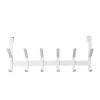Heavy Duty Over The Door 6 Hooks Rail Matte White - Brightroom™ -Brightroom Decor Store GUEST 04888927 f069 43d7 b583 706c46fee9b7