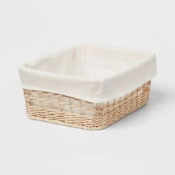 Tapered Woven Basket with Liner - Brightroom™ -Brightroom Decor Store GUEST 0fb1f4e5 0222 49b3 bf2a 53282a25b189