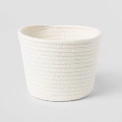 Decorative Coiled Rope Basket - Brightroom™ White -Brightroom Decor Store GUEST 0fc007dc 410a 4bc4 8f73 ce630fea2476