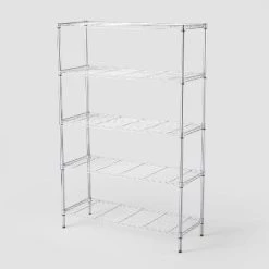 5 Tier Wide Wire Shelving - Brightroom™ Chrome 9 5 Tier Wide Wire Shelving - Brightroom™ Chrome -Brightroom Decor Store GUEST 0fe07d0a 6ff8 42f4 9330 583e85ce96cb