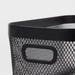 Metal Mesh Media Bin Black - Brightroom™ -Brightroom Decor Store GUEST 1f2aeed4 7c4e 4744 b260 9a9dc9d451c6