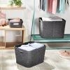 Felt Basket with Stitching - Brightroom™ Dark Gray -Brightroom Decor Store GUEST 2727810c a4dd 4359 92ec a34c0667f471