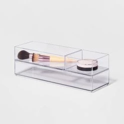 3 Bathroom Plastic Tray Beauty Organizer Set Clear - Brightroom™ -Brightroom Decor Store GUEST 28aee1c3 5eb3 439c 8ea4 2dbdc4bd6ddf