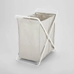 Folding X-Frame Hamper Matte White - Brightroom™ -Brightroom Decor Store GUEST 3573bf23 4f3d 46ed b4ba caa69d58b7c6