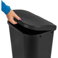11.3gal Lift Top Waste Basket Black - Brightroom™ -Brightroom Decor Store GUEST 374c1b5a 3969 4ece ae38 e552e3a34b9d