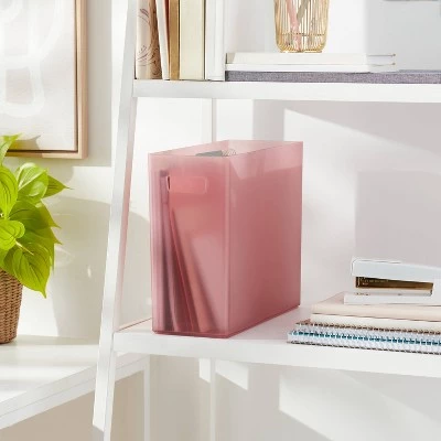 Plastic File Box Powder Rose - Brightroom™ 3 Plastic File Box Powder Rose - Brightroom™