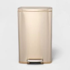45L Rectangular Step Trash Can - Brightroom™ Gold -Brightroom Decor Store GUEST 393f07e8 bdc2 43c6 8d8f 7489b79ac1d9