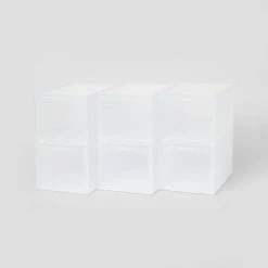 Small Stackable Bins Front Opening Clear Plastic - Brightroom™ -Brightroom Decor Store GUEST 3c949385 7473 4475 8c8a 9fa49d23bd71