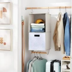 Two Shelf Hanging Closet with Hanging Rod - Brightroom™ -Brightroom Decor Store GUEST 419cd4d6 edaf 49ae 8a21 b3509e01aeb6