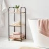 Short Bath Wood Storage Tower Black Metal - Brightroom™ -Brightroom Decor Store GUEST 4da79696 0d98 4303 87ae 5020739d4d3c