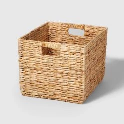 Woven Water Hyacinth Milk Crate - Brightroom™ -Brightroom Decor Store GUEST 5108b3bd 325d 4bd3 beb8 f48ab7a835d7