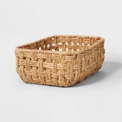 Rectangular Twisted Open Checkered Weave Basket - Brightroom™ -Brightroom Decor Store GUEST 514258d4 7e89 434a bb0b bbdf991578bf