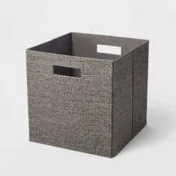 13" x 13" Fabric Bin - Brightroom™ Taupe -Brightroom Decor Store GUEST 54267174 b674 4a74 8faa a75f2394abb3