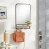 Metal Entryway Organizer with Mirror Large Natural - Brightroom™ -Brightroom Decor Store GUEST 5e858200 dcee 4e13 ada7 8dacd0a986cf