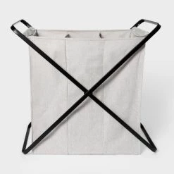 Folding X-Frame Hamper Matte Black - Brightroom™ -Brightroom Decor Store GUEST 5ef8af48 28a9 4d81 81f9 21ff415acb16