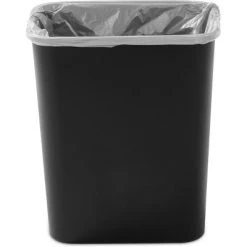 7.8gal Swing Top Waste Can Black - Brightroom™ -Brightroom Decor Store GUEST 653d4391 bfe6 42bf 94a4 02d3da0446b1
