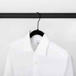 30pk Suit Flocked Hangers - Brightroom™ Black