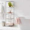 Tall Bath Storage Tower Brushed Nickel Metal - Brightroom™ -Brightroom Decor Store GUEST 7123969a d33c 4f84 9e8c b8a62c10f3c9