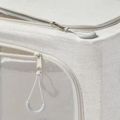 Set of 2 Zipper Fabric Storage Cubes Gray - Brightroom™ -Brightroom Decor Store GUEST 7631a1ad e362 4216 a79a 5f3173bcb2f9