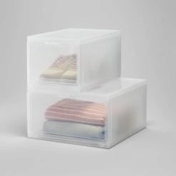 Small Stackable Bins Front Opening Clear Plastic - Brightroom™ -Brightroom Decor Store GUEST 80bf0b58 1470 4490 a163 cc5a666090c5