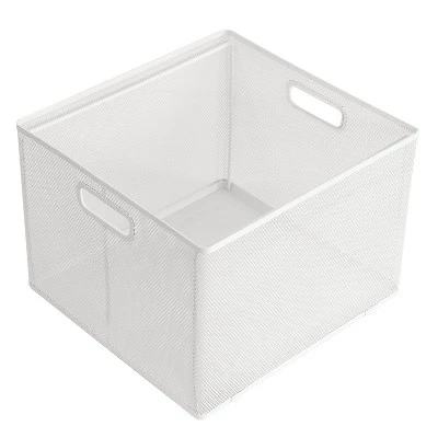 10" x 14" x 13.25" Mesh Crate File Box White - Brightroom™ 3 10" x 14" x 13.25" Mesh Crate File Box White - Brightroom™