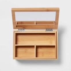 9" x 6" Rectangular Countertop Organizer with Mirror - Brightroom™ -Brightroom Decor Store GUEST 96e41679 015a 41ca bce7 439de4b61b8b