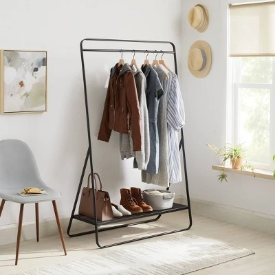 Metal Garment Rack Black - Brightroom™ 3 Metal Garment Rack Black - Brightroom™