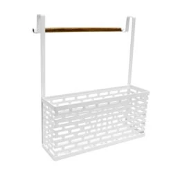 Punched Metal Over The Door Organizer White - Brightroom™ -Brightroom Decor Store GUEST a1426539 b778 471e 83a4 6a54426eff68