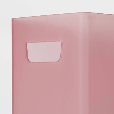 Plastic File Box Powder Rose - Brightroom™ 4 Plastic File Box Powder Rose - Brightroom™ - Image 2
