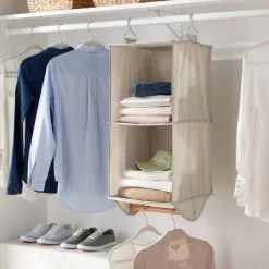 Two Shelf Hanging Closet with Hanging Rod - Brightroom™