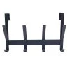 Heavy Duty Over The Door 4 Hooks Rail Matte Black - Brightroom™ -Brightroom Decor Store GUEST b1a71543 0f63 40a3 a300 4c7c09d9181c