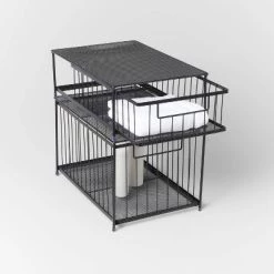 Small Stackable Slide Out Drawer - Brightroom™ Black -Brightroom Decor Store GUEST bb435eb5 b081 446f 98d9 1ccfd69b644b