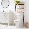 Over The Toilet Storage Black Metal and Wood - Brightroom™ -Brightroom Decor Store GUEST be4da89a f844 472c 8acf 01cad4017c61