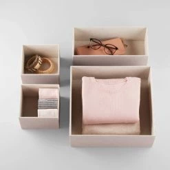 Set of 4 Hard Sided Drawer Organizers - Brightroom™ 7 Set of 4 Hard Sided Drawer Organizers - Brightroom™ -Brightroom Decor Store GUEST c1b48e01 76ea 4fdf 96b1 37ecdffda9b1