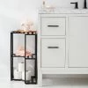 Small Space Storage Cabinet Black Metal - Brightroom™ -Brightroom Decor Store GUEST c2bd3136 9135 4af4 b555 6ec1e40bb073