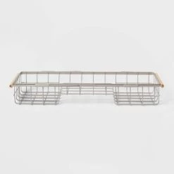 Metal Bathtub Caddy with Wood Handles - Brightroom™ Matte Black -Brightroom Decor Store GUEST c36f2fab 3b86 43c7 b0dd 3a35c275f20c