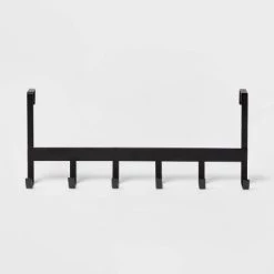 Large Over the Door Hook 6 Hooks - Brightroom™ Matte Black -Brightroom Decor Store GUEST d00bddb9 9a55 43e6 90e3 16218b5f206a