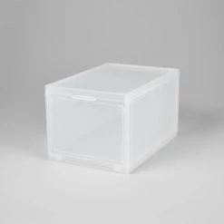 Small Stackable Bins Front Opening Clear Plastic - Brightroom™ -Brightroom Decor Store GUEST d14984ec d883 4043 91a2 cad190d9ba3c