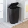 11.3gal Lift Top Waste Basket Black - Brightroom™ -Brightroom Decor Store GUEST d2152ecb 3d81 4cdd 9e00 523eaa977535