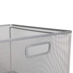 Mesh Crate File Box 10"x14"x 13.25" Silver - Brightroom™ -Brightroom Decor Store GUEST d4969ebd 4b54 4f1c ade5 48f91a2d8455