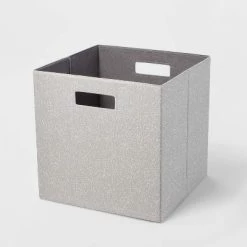 13" x 13" Fabric Bin - Brightroom™ Taupe -Brightroom Decor Store GUEST db3c783d 37f8 48f5 9383 6ae3aabe959a