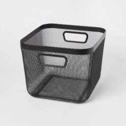 Metal Mesh Bin Black - Brightroom™ -Brightroom Decor Store GUEST ddd4a9ec 86e5 4dd5 b65f 6aa82d39e720