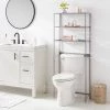 Over The Toilet Storage Brushed Nickel Metal - Brightroom™ -Brightroom Decor Store GUEST e5c85555 20e5 4c76 9927 bd955ff3f68f
