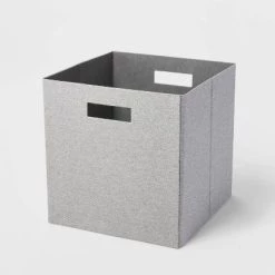 13" x 13" Fabric Bin - Brightroom™ Taupe -Brightroom Decor Store GUEST e787d20d 66b7 4bfa af26 484b6ea9c223