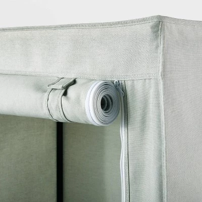 30" Double Rod Fabric Covered Wardrobe - Brightroom™ 6 30" Double Rod Fabric Covered Wardrobe - Brightroom™ - Image 4