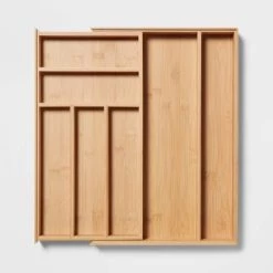 Bamboo 7 Compartment Drawer Organizer Brown - Brightroom™ -Brightroom Decor Store GUEST ea011435 4dd3 433b 9629 b38ace85d076