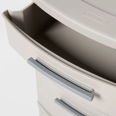 4 Drawer Weave Tower Dark Gray - Brightroom™ 4 4 Drawer Weave Tower Dark Gray - Brightroom™ - Image 2