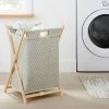 Wooden X-Frame Hamper Gray Diamond Print - Brightroom™ -Brightroom Decor Store GUEST f3aec862 03b6 46ab 8e42 0aec7e0b9f74
