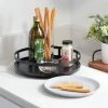 1-Tier Metal Lazy Susan Turntable Black - Brightroom™
